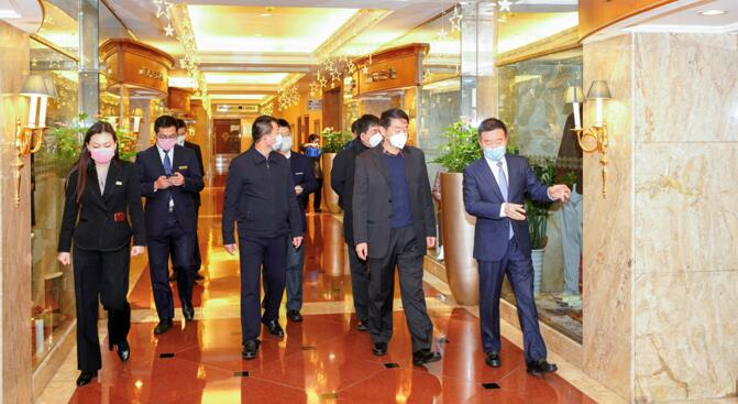 集团党委书记、董事长任丁一行 赴锦江宾馆督导检查疫情防控工作