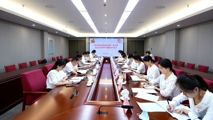 尊龙凯时集团党委书记、董事长任丁参加总部第一党支部党史学习教育专题组织生活会